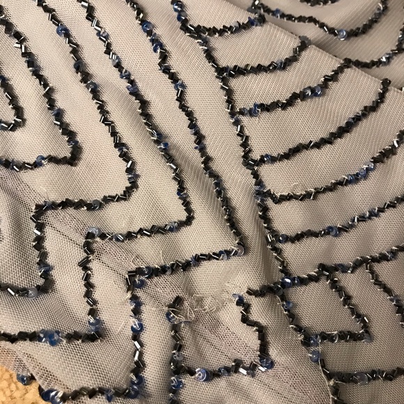 Adrianna Papell beaded Art Deco dress - size 2 - Picture 8 of 8